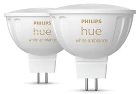 Έξυπνη Λάμπα Led 2xGU5.3 5,1W MR-16 Σποτ Hue WA Σετ 929003575202 Philips 929003575202