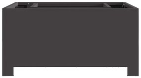 vidaXL Φωτιά Μαύρο 60 x 60 x 30 cm Κρύα έλαση από χάλυβα