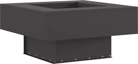 vidaXL Φωτιά Μαύρο 60 x 60 x 30 cm Ατσάλι