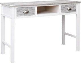 vidaXL Γραφείο Γκρι 110 x 45 x 76 εκ. Ξύλινο