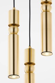 Κρεμαστό Φωτιστικό Alas Φ30cm Χρυσό