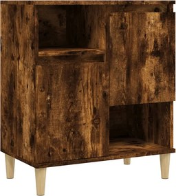 vidaXL Ντουλάπι Καπνιστή Δρυς 60x35x70 εκ. από Επεξεργασμένο Ξύλο