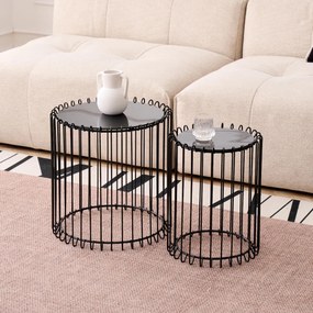 Τραπεζάκια σαλονιού Temporal Lite-Mauro