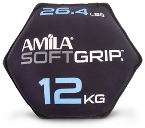 Amila Δίσκος Βαρίδιο Soft Grip 12Kg (90756)