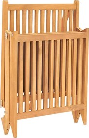 vidaXL Ξαπλώστρα από Μασίφ Ξύλο Teak