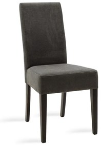 Intrahome Καρέκλα ROCKYA Intrahome ανθρακί ύφασμα - πόδια ξύλο μασίφ wenge | SKU: INTRAPA-158111153