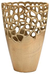 Μεταλλικό Βάζο FL8852 Fylliana Χρυσό 24x14x39 εκ. 24x14x39 εκ.