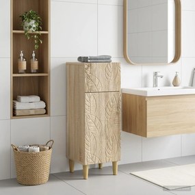 vidaXL Ντουλάπι Αποθήκευσης Μπάνιου DELFT Sonoma Δρυς 30 x 31 x 80 εκ.