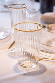 Glass Set (4 Pieces) Splendid 395 Gold
Transparent