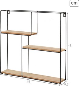 Ράφια Max Home Σίδερο Ξύλο MDF (x2)