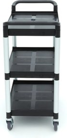 Serving Trolley – 3 Plastic Shelves – 86,5 x 42,5cm