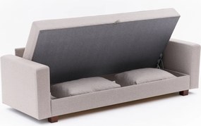 3-Seat Sofa-Bed Aly - Beige Beige