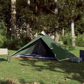 vidaXL Κρεμαστή Σκηνή Tipi 1 Ατόμου Αδιάβροχη Πράσινη