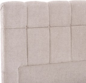 ΚΡΕΒΑΤΙ RAMON ΜΕ ΑΠΟΘ. ΧΩΡΟ HM720.10 ΥΦΑΣΜΑ TEDDY ΜΠΕΖ-ΓΙΑ ΣΤΡΩΜΑ 160x200εκ