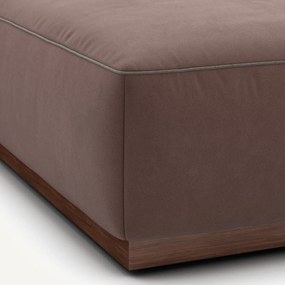 Υποπόδιο από λινό βελούδο JACOPO