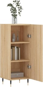 vidaXL Ντουλάπι Sonoma Δρυς 34,5x34x90 εκ. από Επεξεργασμένο Ξύλο