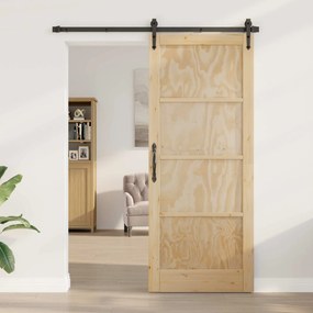 vidaXL Εσωτερική Πόρτα Φυσικό 86 x 211 cm Κόντρα πλακέ