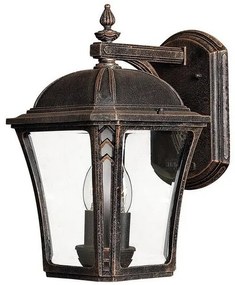 Φανάρι Απλίκα Φωτιστικό Τοίχου 2xE14 Μόκα IP44 Wabash HK-WABASH2-M Elstead Lighting-HK-WABASH2-M-Μπρονζέ HK-WABASH2-M