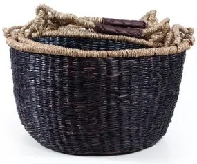 Σετ 5 Καλάθια Black (40x40x22)+(35x35x20)+(30x30x18)+(25x25x16)+(20x20x14) Soulworks 0680001