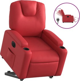 vidaXL Πολυθρόνα Ηλεκ.Ανακλινόμενη με Ανύψωση απόΣυνθετικό Δέρμα