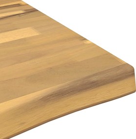 vidaXL Επιφάνεια Τραπεζιού Live Edge 100 x 80 x 3,2 cm Ορθογώνιος