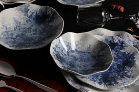 Dinner Set (24 Pieces) GBSNES24Y4101968 Blue
White