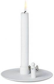 Κηροπήγιο Angel's Light Silver RD0012166 14cm White-Silver Raeder Porcelain