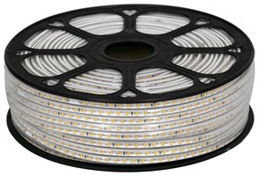 GloboStar® 70503 Slim Ταινία Μονής Σειράς Epistar LED SMD 2835 1m 12W/m 96LED/m 1572lm/m 120° DC 230V Αδιάβροχη IP68 Ultra Θερμό Λευκό 2200K Dimmable