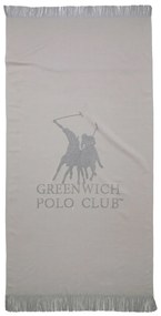 Πετσέτα Θαλάσσης Βαμβακερή 80x170εκ. Essential 3778 Γκρι Greenwich Polo Club