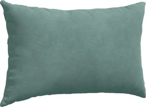 vidaXL Μαξιλάρι Καναπέ 2 pcs Θαλασσί 50 x 30 cm Υφασμάτινο Κορντουρά