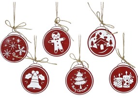 Χριστουγεννιάτικα Κρεμαστά Διακοσμητικά 14.5cm Σε 6 Σχέδια