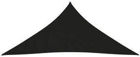 vidaXL Πανί Σκίασης Τρίγωνο Μαύρο 3 x 4 x 4 μ. από Ύφασμα Oxford