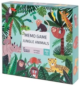 Petit Monkey – Παιχνίδι Μνήμης Jungle Animals 3+ Ετών PTM-PMG010