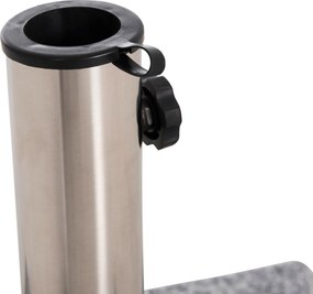 ΒΑΣΗ ΟΜΠΡΕΛΑΣ ΓΡΑΝΙΤΗ 40KG ΜΕ ΧΕΡΟΥΛΙ &amp; ΡΟΔΕΣ HM6564--ΣΩΛΗΝΑΣ ΔΙΑΜΕΤΡΟΥ Φ48