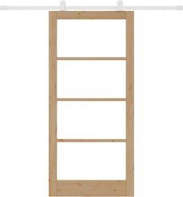 vidaXL Συρόμενη Πόρτα ORKDAL Φυσικό 93 x 202 cm