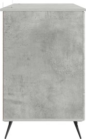 vidaXL Γραφείο Γκρι Σκυροδέματος 142,5 x 50 x 75 εκ.