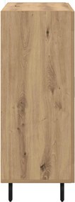 vidaXL Πλαϊνό γραφείο Artisan Oak 69,5 x 34 x 90 εκ.