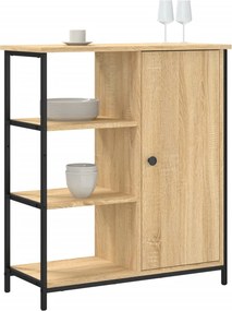 vidaXL Μπουφές Sonoma Δρυς 70x30x80 εκ. από Τεχνητό Ξύλο