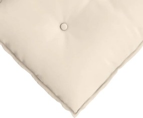 vidaXL Μαξιλάρι Πλάτης Μπεζ 120 x 50 cm Ύφασμα Μικροΐνας