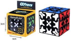 QYTOYS παιχνίδι κύβος με μαύρη βάση 3x3 - Gear cube game