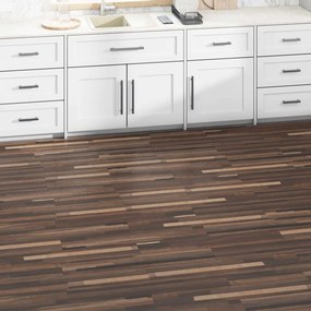 vidaXL Πλάκες Δαπέδου 5,02 m² 36 pcs PVC Καφέ Ριγέ