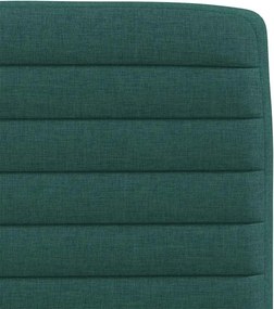 vidaXL Καρέκλες Τραπεζαρίας 2 τεμ. Σκούρο Πράσινο Υφασμάτινες