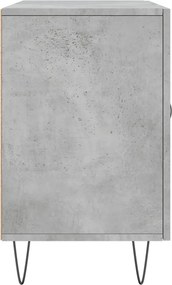 vidaXL Ντουλάπι Γκρι Σκυροδέματος 100 x 36 x 60 εκ. Επεξεργασμένο Ξύλο