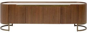 Έπιπλο Tv Giorgio Καφέ Ξύλο 180x42x55 εκ. - Καφέ