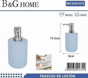 Θήκες κρεμοσάπουνου Dispenser πλαστικές - Σετ 5pcs - Light Blue - 21679