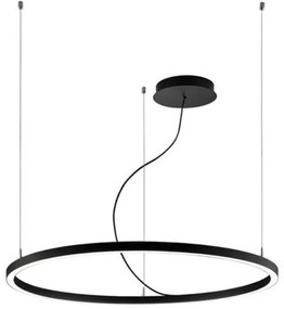 Κρεμαστό Φωτιστικό Οροφής LED Μαύρο Verdi 4224101 Viokef-4224101-Μαύρο 4224101