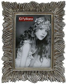 Κορνίζα 279-224-256 10x15cm Silver Polyresin