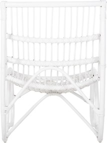 ΠΟΛΥΘΡΟΝΑ GRINN HM9815.03 ΡΑΒΔΟΙ RATTAN ΣΕ ΛΕΥΚΟ 56,5x73,5x79,5Υ εκ.
