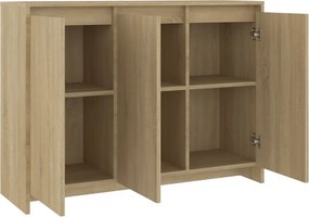 vidaXL Μπουφές Sonoma Δρυς 102x33x75 εκ. Επεξεργασμένο Ξύλο