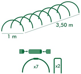 Nature Τούνελ Γρήγορης Καλλιέργειας Λαχανικών 6030202